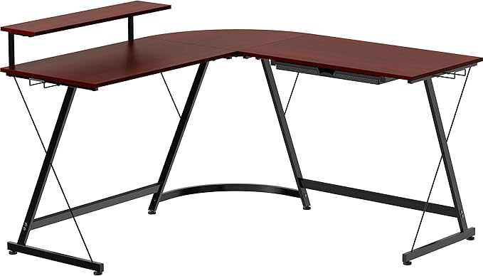 SHW 51 x 51 Inches Vista L-Shaped Desk - Image 5