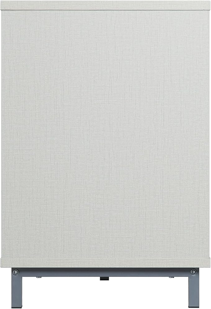 Manhattan Comfort Brighton 60" TV 7 Shelves, Tempered Glass Dividers and Media - Image 7