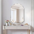 KOCUUY 26"x38" Frameless Mirror, Arched Shape by KOCUUY