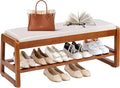 Shoe Bench Storage Rubberwood by PETKABOO