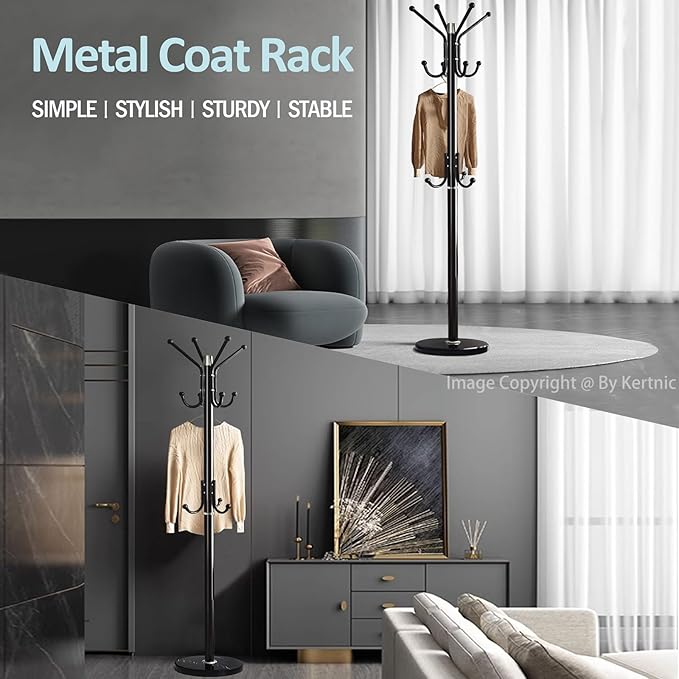 Kertnic Modern Coat Rack Freestanding - Image 4