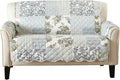Patchwork Scalloped Printed Furniture Protector Stain Resistant Loveseat Cover by GreatBayHome