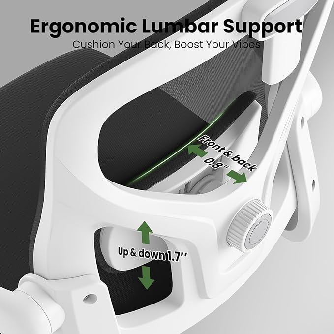 Ergonomic Office Chair, Comfy Home Office Chair High Back Computer Chair - Image 4