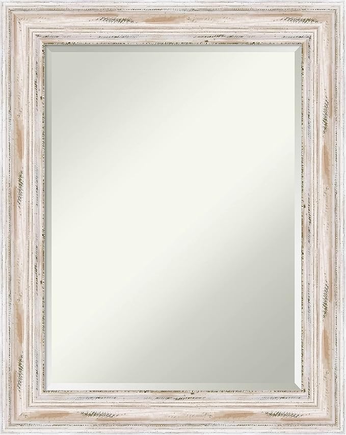 Amanti Art White Bathroom Mirror by AmantiArt