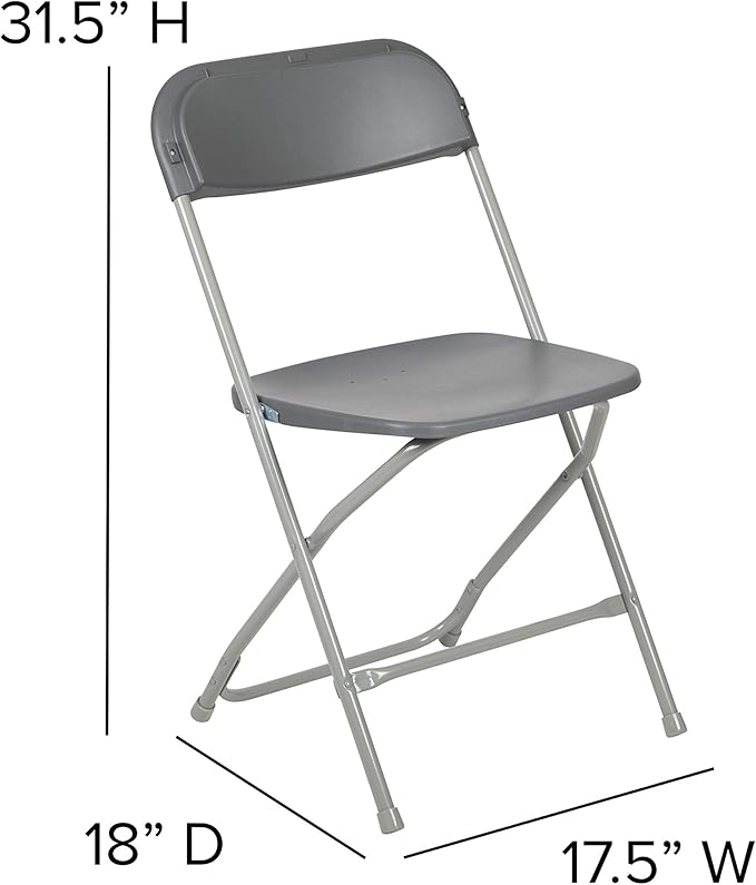 Flash Furniture Hercules Series Plastic Folding Chair - Image 3