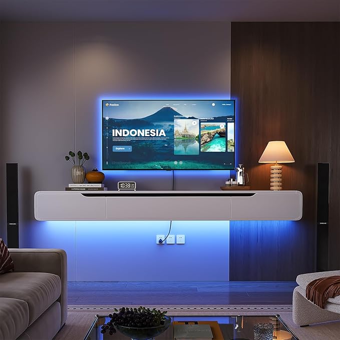 Fully-Assembled Floating TV Stand - Image 6