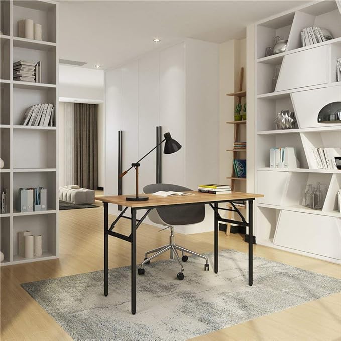 DlandHome Computer Desk Folding Table 39.4 inches Writing Desk - Image 8