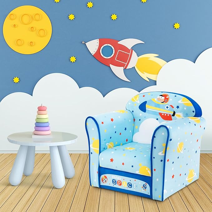 Costzon Kids Couch, Children's Sofa Armrest Chair - Image 9
