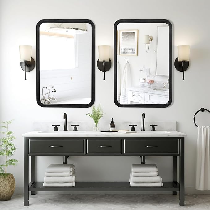 WallBeyond Wood Bathroom Mirror - Image 3