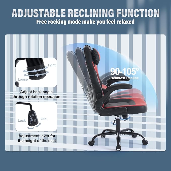 OLIXIS Computer Gaming Desk Chair - Image 6