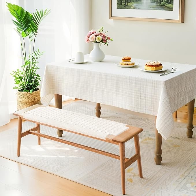 Solid Wood Entryway Bench, Wooden Dining Benches by TowoodLifee