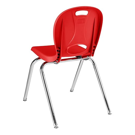 Learniture LNT-116-CSW-RD Learniture Structure Series Stackable School Chairs - Image 6