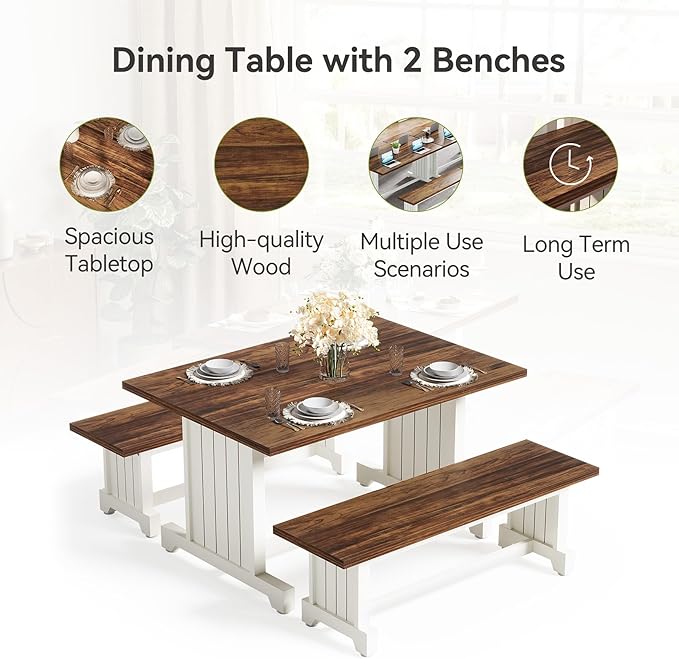 LITTLE TREE Dining Table Set for 4 - Image 5