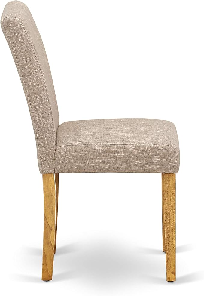 East West Furniture DLAB3-OAK-04 3 Piece Dining Room Furniture Set Contains a - Image 10