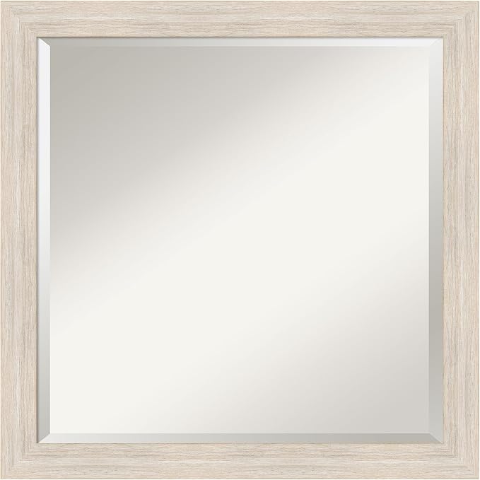 Amanti Art White Bathroom Mirror by AmantiArt