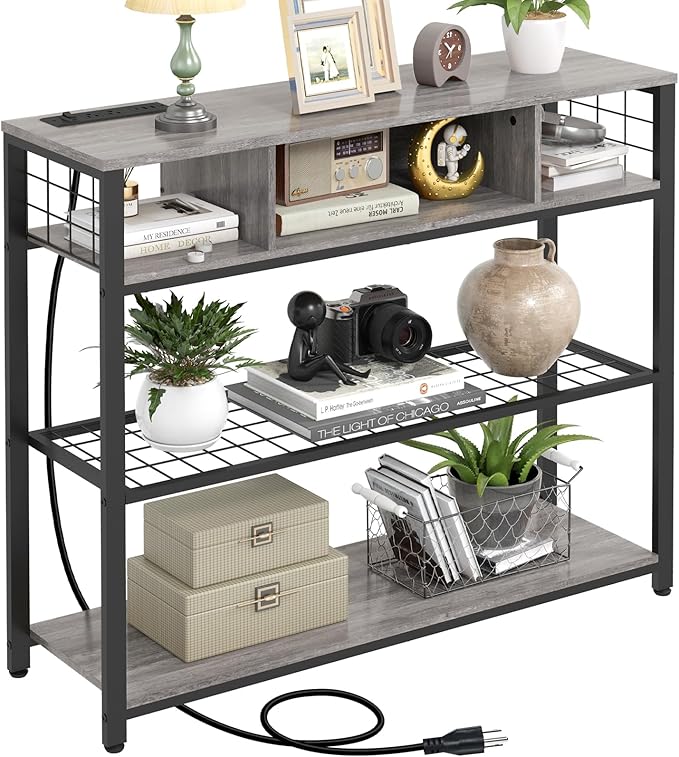 Narrow Entryway Console Table by Livofloral