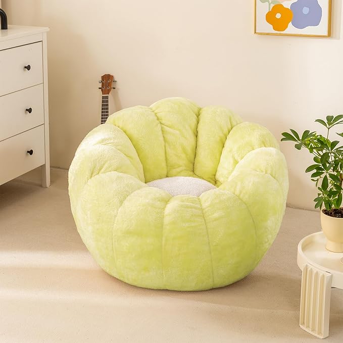 Pumpkin Bean Bag Sofa Chair, Bean Bag Chair by IEVENW
