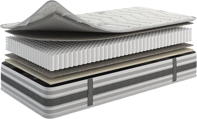 Ottomanson Twin XL 12" Hybrid Mattress - Image 10