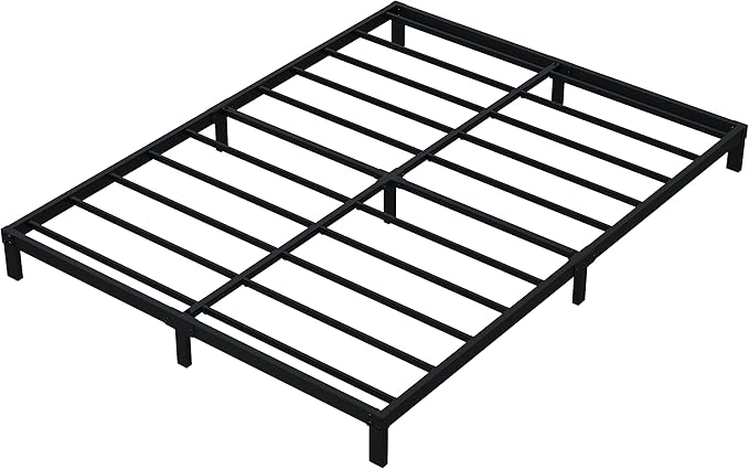 7 Inch California King Bed Frame No Box Spring Need, Low Profile Metal Platform - Image 9