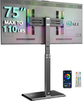 WALI Floor TV Stand with LED Lights, Tall TV Stand Mount by WALI