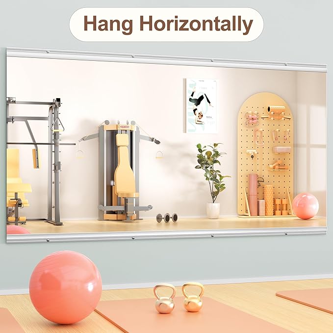 Hasipu Home Gym Mirror 71" L x 32" W - Image 4