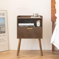 AWASEN Mid Century Modern Nightstand, Wood Bedside Table by AWASEN