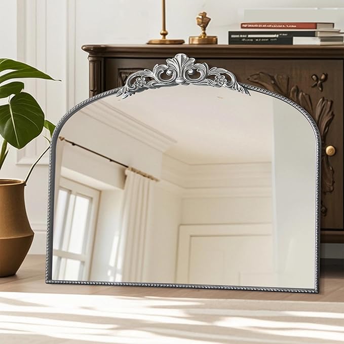 Micasso Antique Silver Wall Mirror, Living Room - Image 5