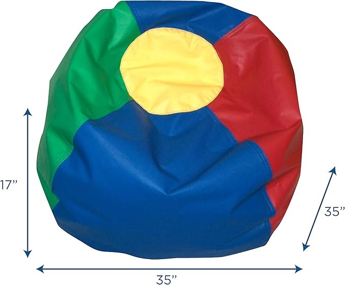 Children's Factory 35" Kids Bean Bag Chairs, Flexible Seating Classroom - Image 3