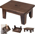 Wooden Step Stool No Assembly Needed, Bed Steps by BETSEO