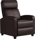 Yaheetech Recliner Chair Faux Leather Recliner Sofa Adjustable Modern Seat Club by Yaheetech