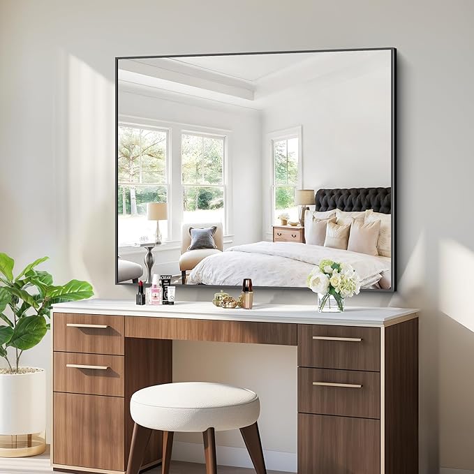 BONEWEI Bathroom Mirror, 40x48 inch Bathroom Mirrors - Image 5