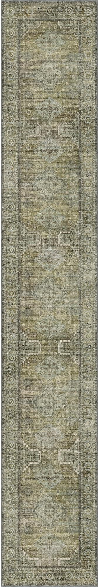 GENIMO Runner Rug 2x12 Non Slip Machine Washable Vintage Hallway Runner Rugs - Image 9