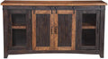 Martin Svensson Home Santa Fe Solid Wood TV Stand, Antique Black and Aged by MartinSvenssonHome
