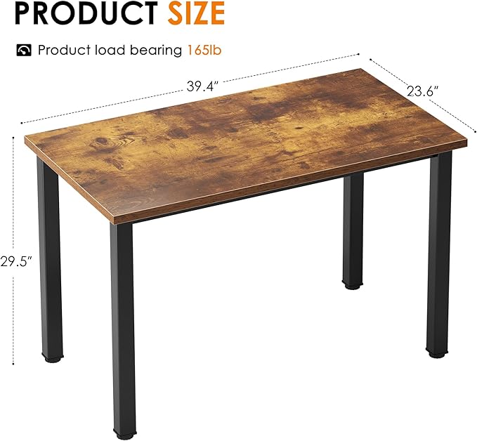 Need Small Computer Desk 39.4 inches Sturdy Writing Desk - Image 3