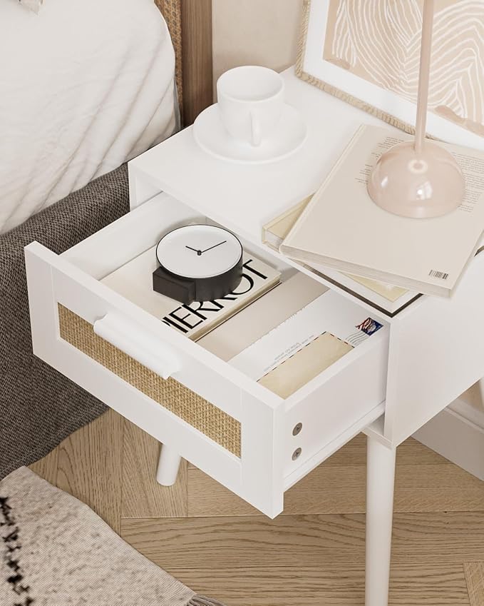 Bedroom Nightstands Wooden Night Stands - Image 4