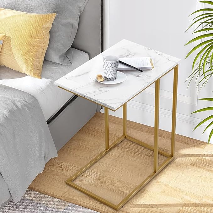 Large Size C Shaped Side Table End Table - Image 7