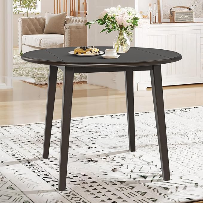 COLAMY 5-Piece Extendable Dining Table Set - Image 5