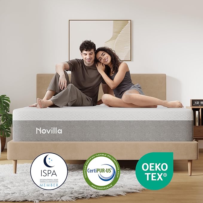 Novilla King Size Mattress, 12 Inch Gel Memory Foam King Mattress - Image 7