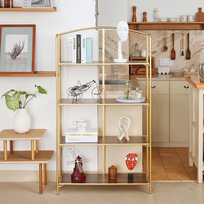 Crofy No Assembly Folding Bookshelf - Image 2