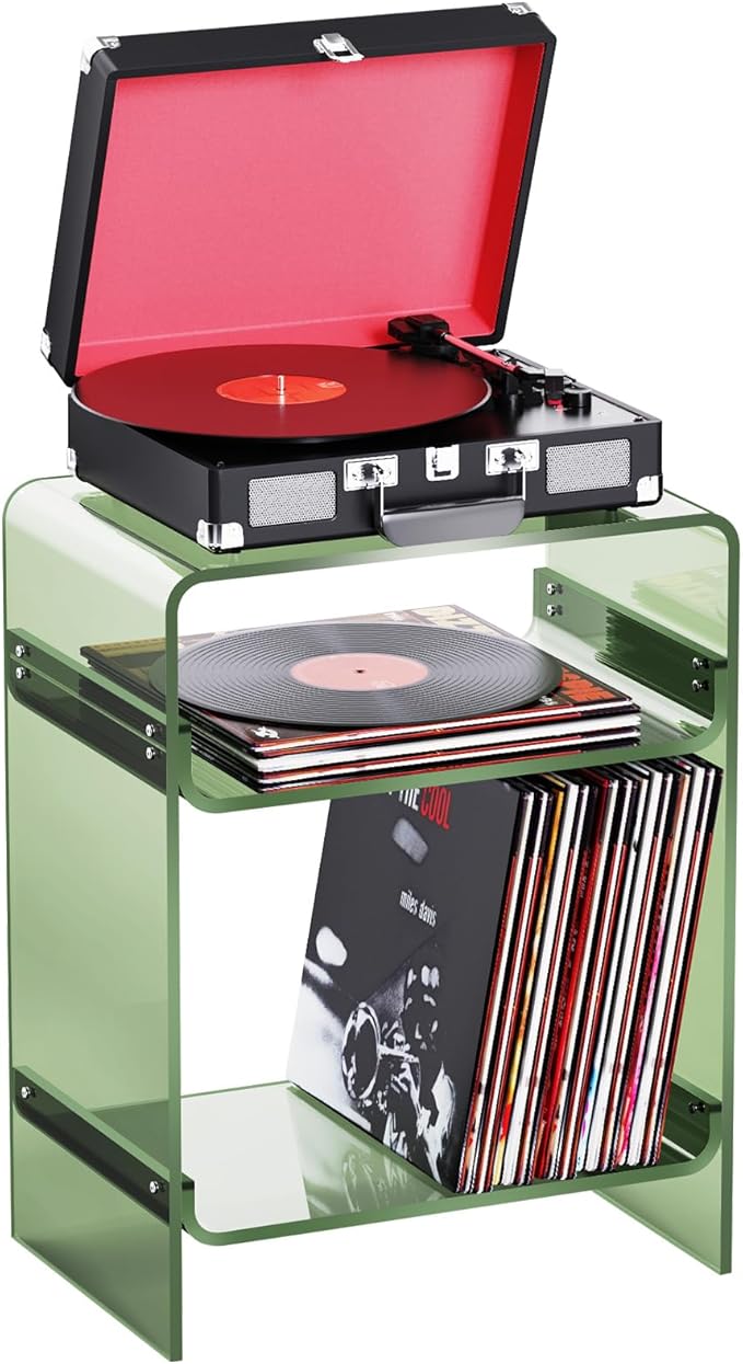 Acrylic Record Player Table by AcrylicTableFurniture