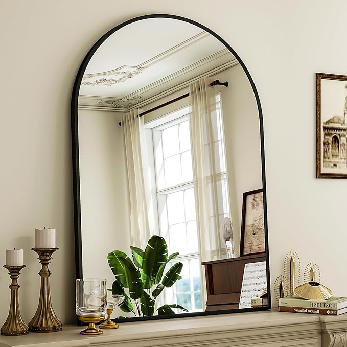 Arch Bathroom Mirror, 24x36 inch Arched Bathroom Mirror/Wall Mounted Vanity - Image 6