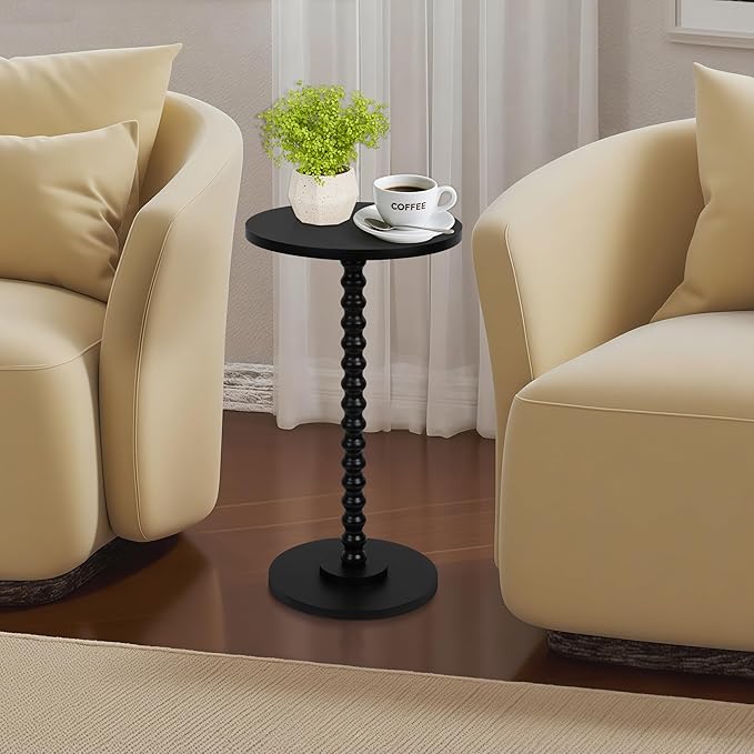 Round Side Table, Small End Table - Image 4