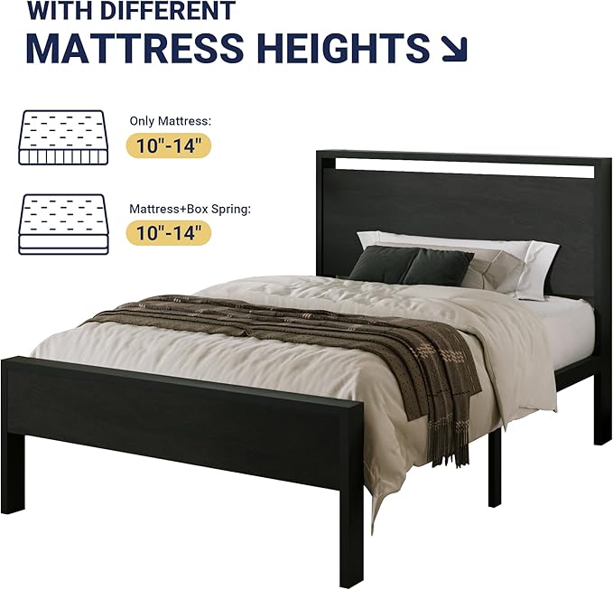 Allewie Twin Size Platform Bed Frame - Image 7