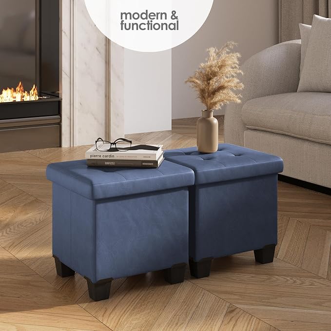 STORAGEBUD Storage Ottoman Cube - Image 2