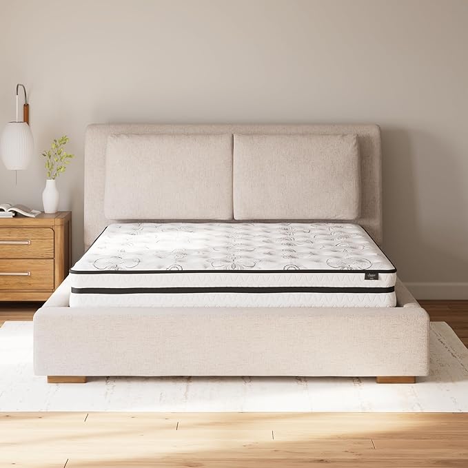 Signature Design by Ashley King Size Chime 10 Inch Medium Firm Hybrid Mattress - Image 3