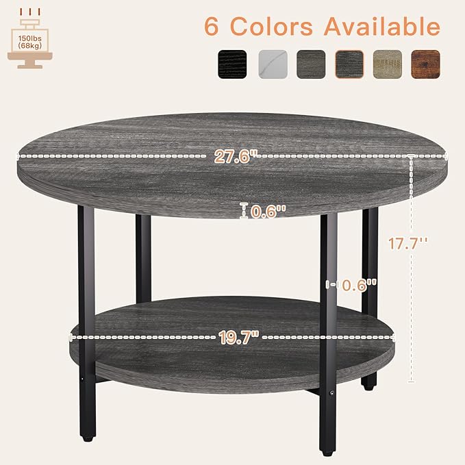 Coffee Table, 2 Tier Coffee Tables - Image 3