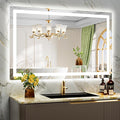 48x30 Inch LED Bathroom Mirror by YEELAIT