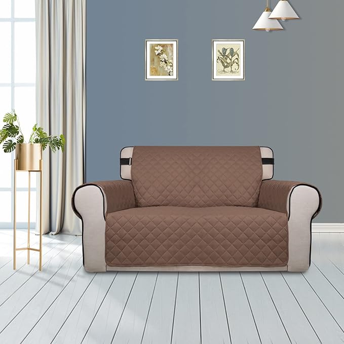 PureFit Reversible Sofa Cover Water Resistant Loveseat Couch Cover, Machine - Image 2