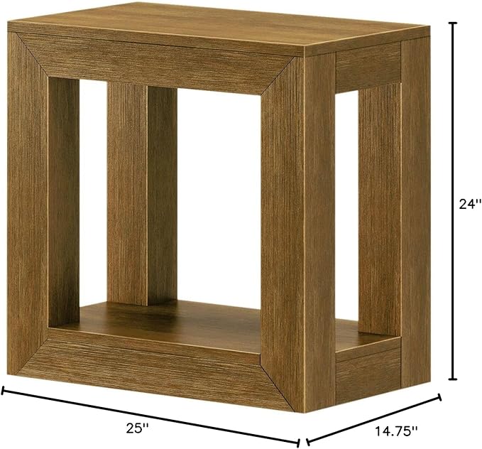 Plank+Beam Modern Rectangular Side Table - Image 2