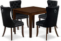 East West Furniture OXDA5-AWA-24 5 Piece Dining Table Set Consists of a Square by EastWestFurniture